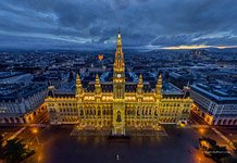 Rathaus at night #1