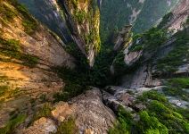 View down from the Heaven Pillar observation point
