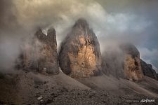 Tre Cime di Lavaredo ("Three peaks of Lavaredo") or Drei Zinnen
