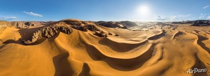 Tassili n&#8217;Ajjer National Park from above