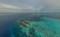 Cosmoledo Atoll at sunset