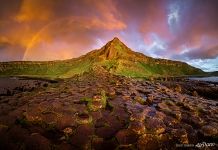 Rainbow over the Giant&#8217;s Causeway