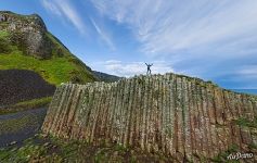 At the Giant&#8217;s Causeway