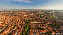 Bird&#8217;s eye view of Pisa