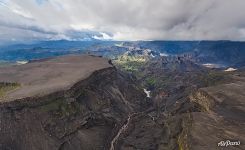 Lava fields from the first eruption of Eyafjallaj?kull volcano
