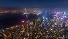 Hong Kong at night