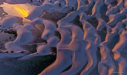 The last rays of the sun over the desert Len&#231;&#243;is #1